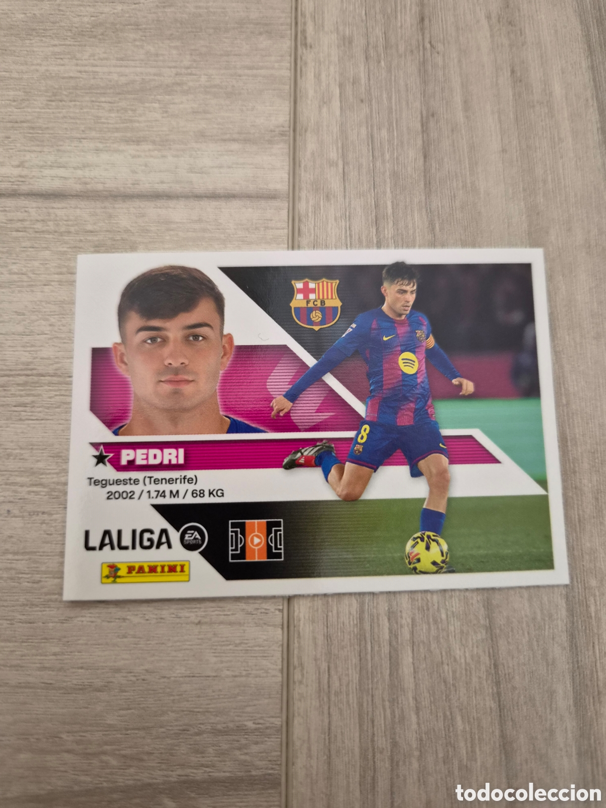 Football Stickers: N&deg;15 FC Barcelona Pedri Liga Este 26/27
