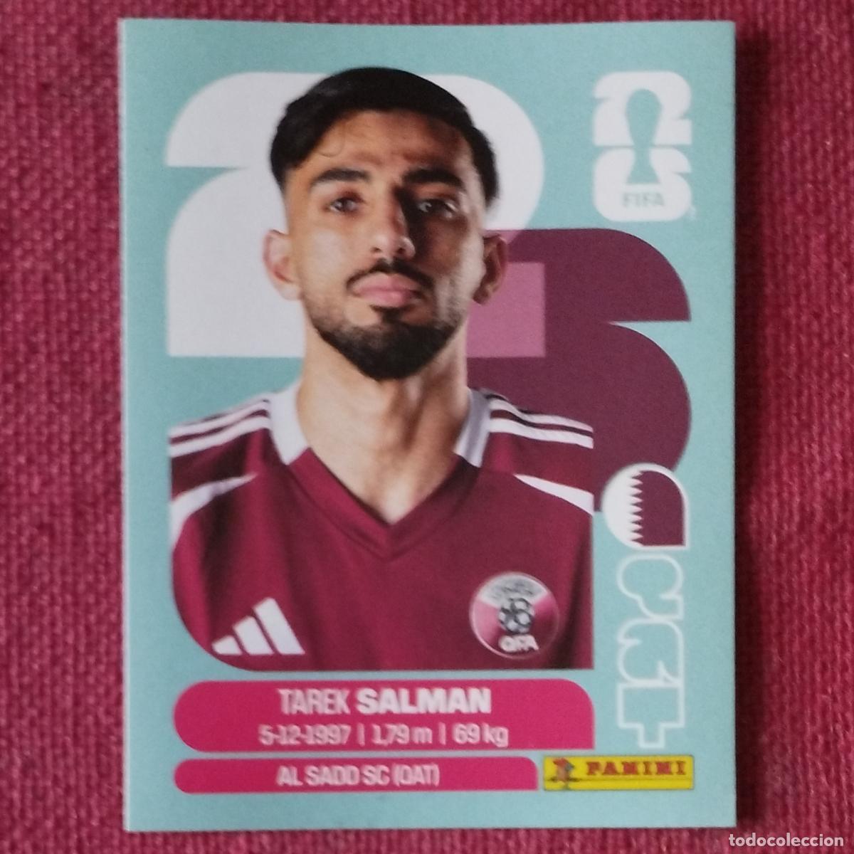 Fu&szlig;ball-Sticker: TAREK SALMAN - QAT 8 - QATAR - MUNDIAL DE FUTBOL - FIFA WORLD CUP 2026