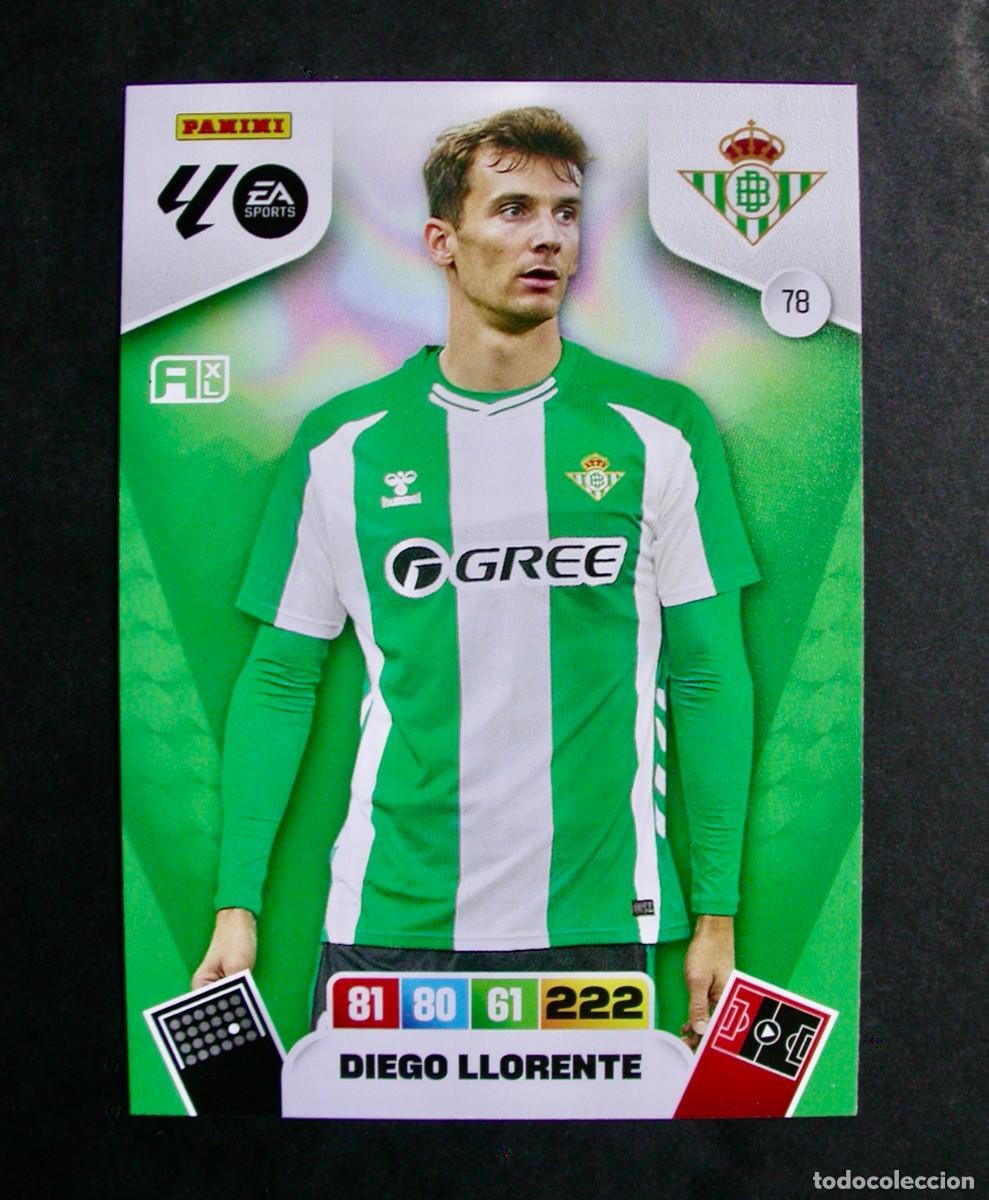 Fu&szlig;ball-Sticker: 78 DIEGO LLORENTE / BETIS / ADRENALYN XL LIGA 2025-2026 25-26 / PANINI