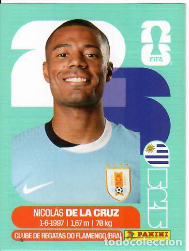 Fu&szlig;ball-Sticker: CROMO PANINI MUNDIAL WORLD CUP 2026 - URU15 URU 15 - DE LA CRUZ - URUGUAY