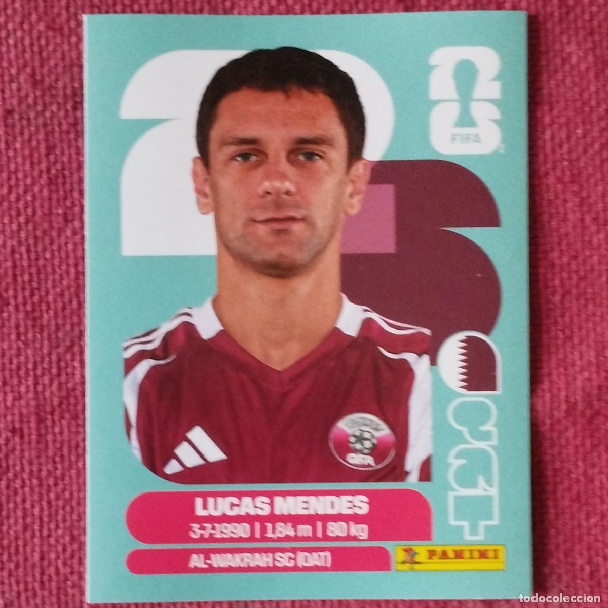 Fu&szlig;ball-Sticker: LUCAS MENDES - QAT 4 - QATAR - MUNDIAL DE FUTBOL - FIFA WORLD CUP 2026