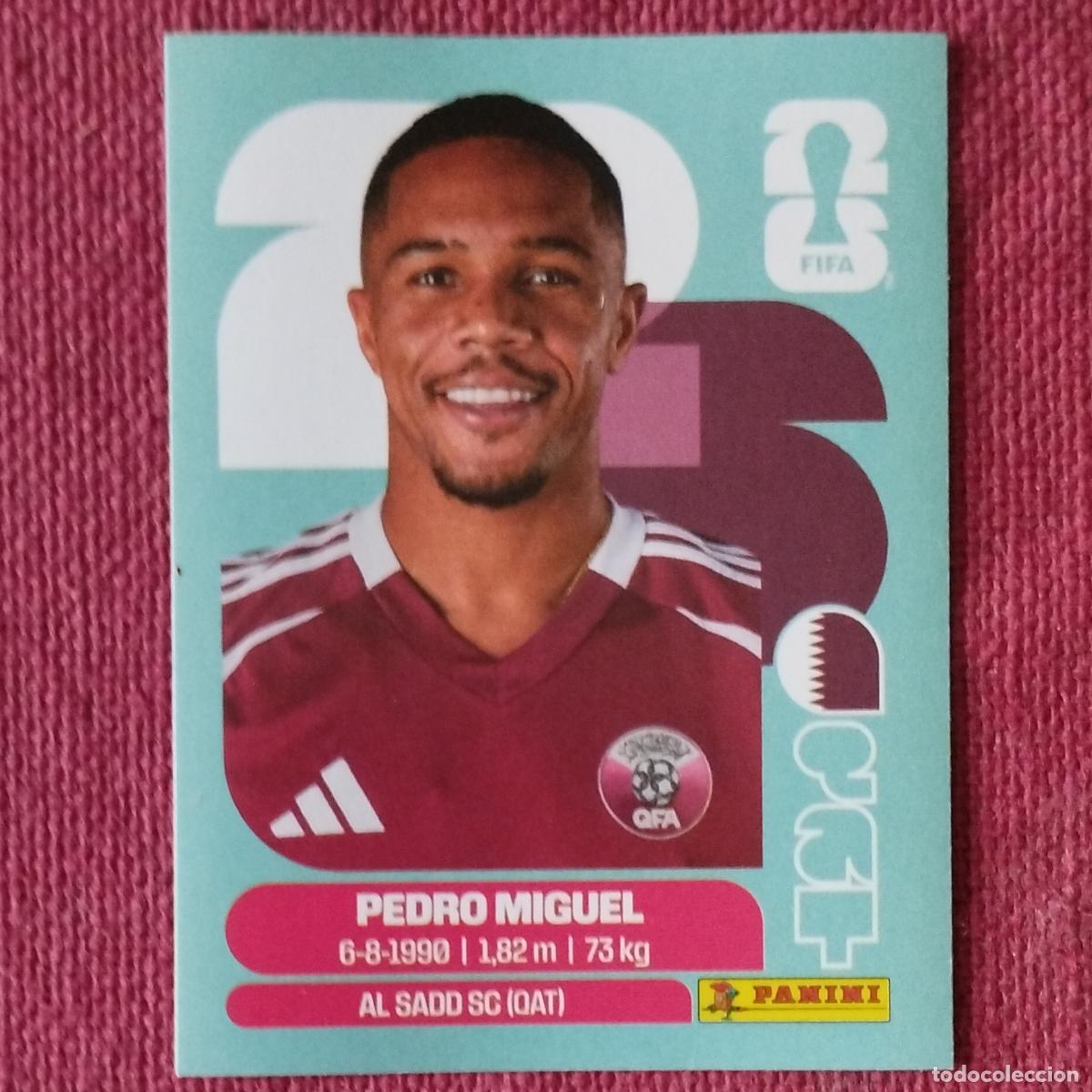 Cromos de f&uacute;tbol: PEDRO MIGUEL - QAT 7 - QATAR - MUNDIAL DE FUTBOL - FIFA WORLD CUP 2026