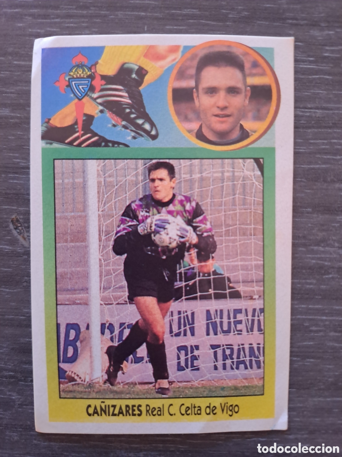 Cromos de f&uacute;tbol: LIGA ESTE 93-94 &mdash; SIN PEGAR &mdash; CA&Ntilde;IZARES Cromo de Ca&ntilde;izares, del Celta de Vigo