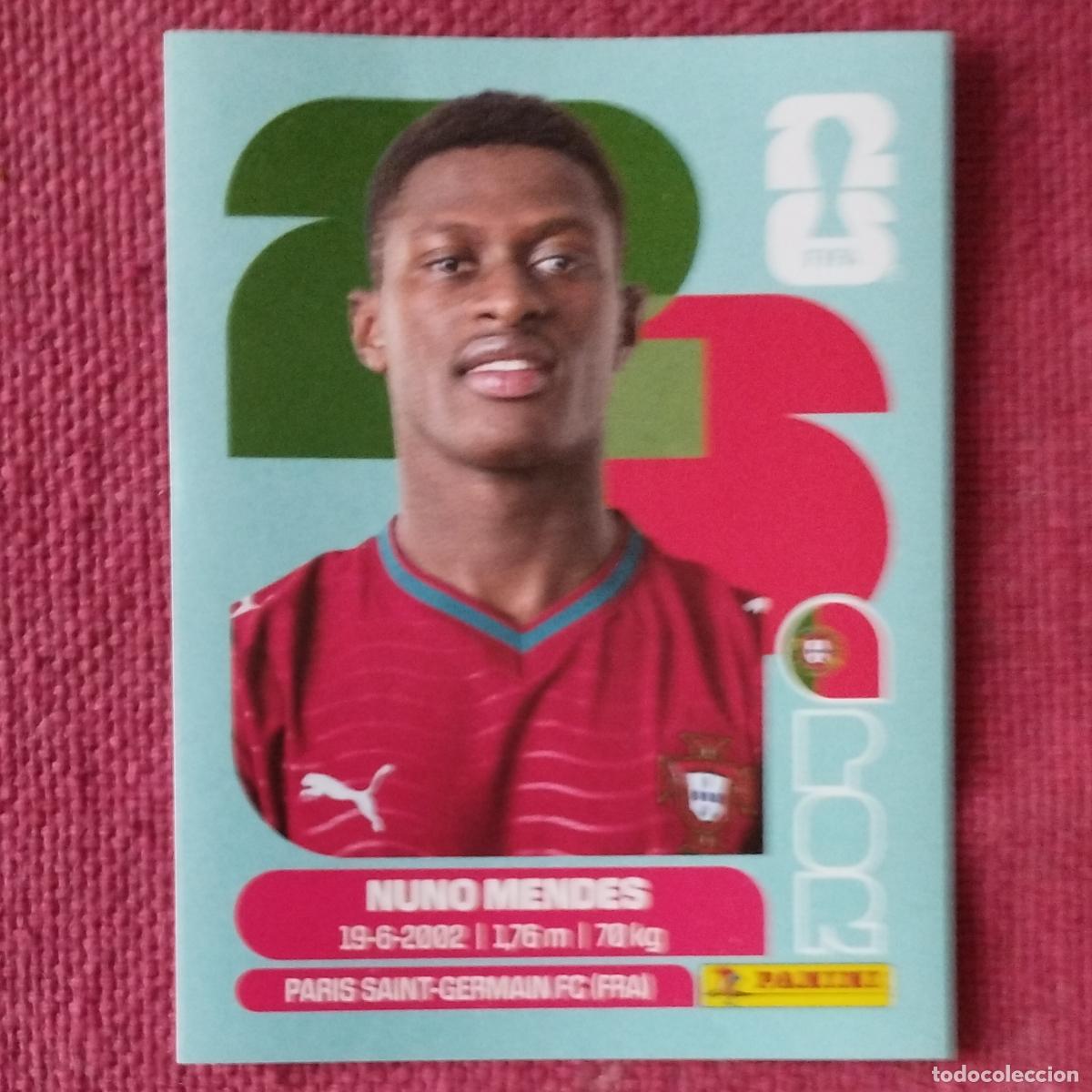 Cromos de f&uacute;tbol: NUNO MENDES - POR 7 - PORTUGAL - MUNDIAL DE FUTBOL - FIFA WORLD CUP 2026
