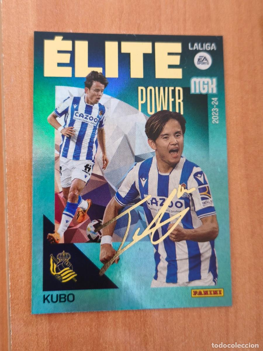 Cromos de f&uacute;tbol: megacracks 2023 24 kubo power firmada