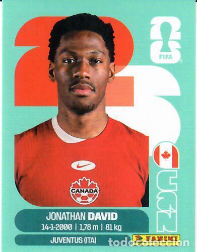 Cromos de f&uacute;tbol: CROMO PANINI MUNDIAL WORLD CUP 2026 - CAN20 CAN 20 - DAVID - CANAD&Aacute;