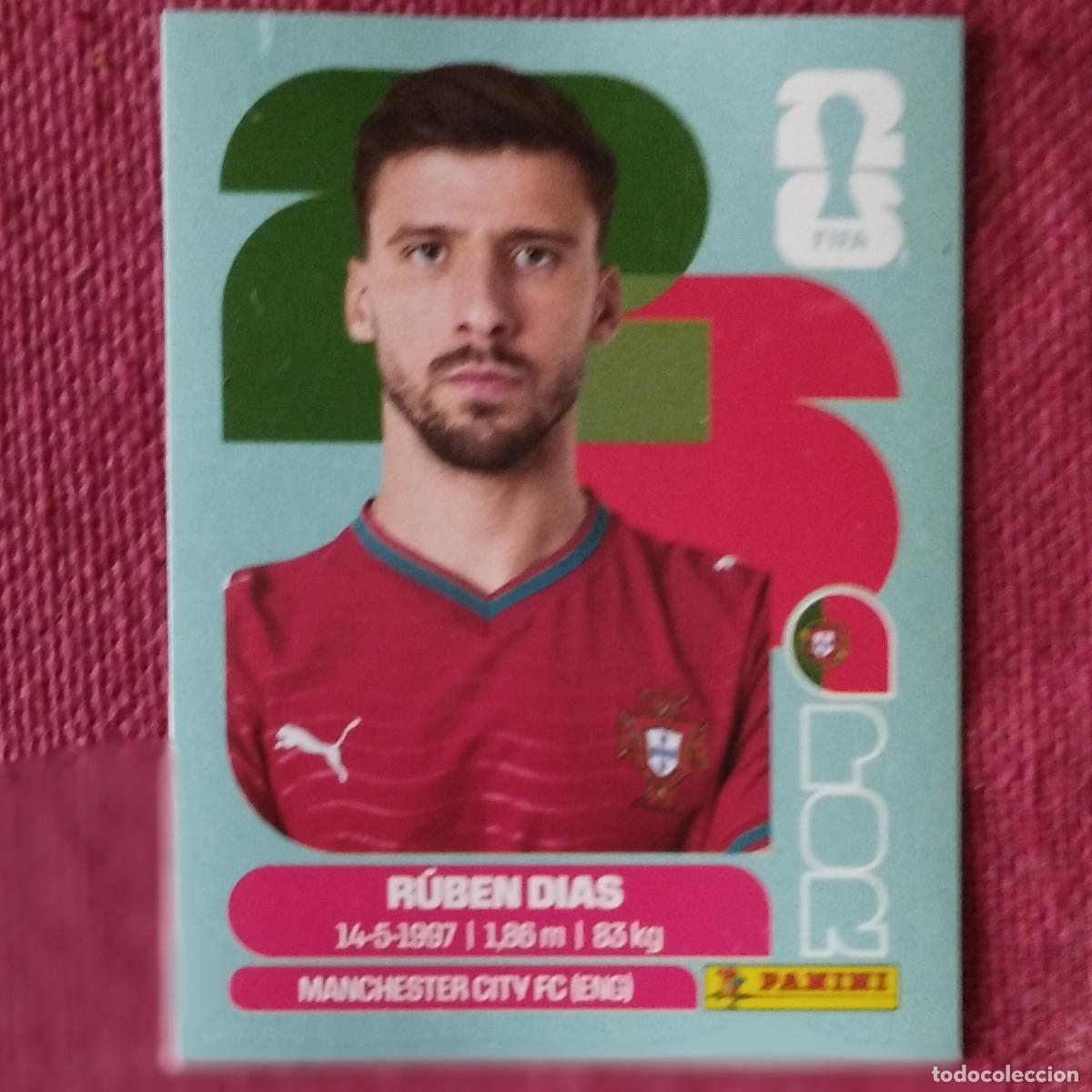 Cromos de f&uacute;tbol: RUBEN DIAS - POR 4- PORTUGAL - MUNDIAL DE FUTBOL - FIFA WORLD CUP 2026