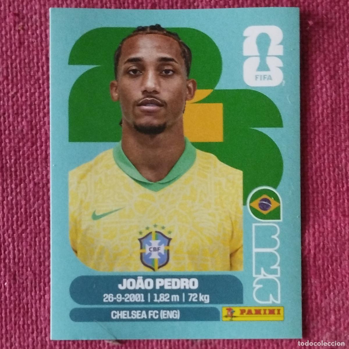 Figurine di Calcio: JOAO PEDRO - BRA 16 - BRASIL - MUNDIAL DE FUTBOL - FIFA WORLD CUP 2026