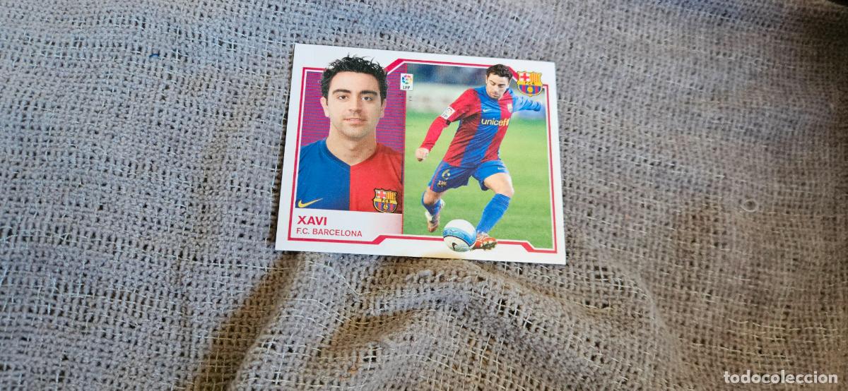 Figurine di Calcio: XAVI - BARCELONA - Liga Este 2007 2008 - 07 08 - Trading Card - Sin pegar