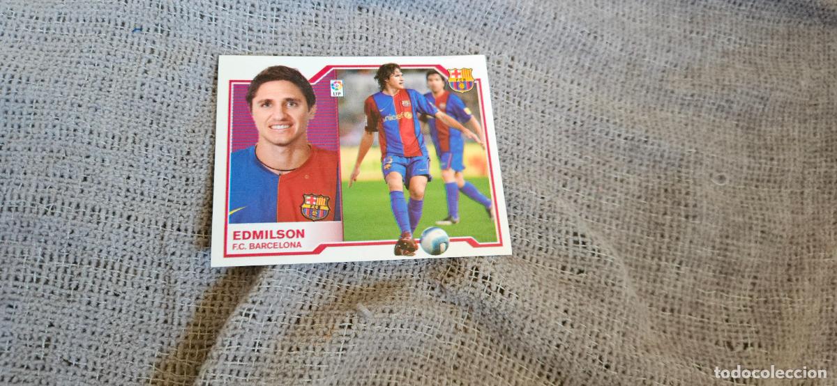 Figurine di Calcio: EDMILSON - BARCELONA - Liga Este 2007 2008 - 07 08 - Trading Card - Sin pegar