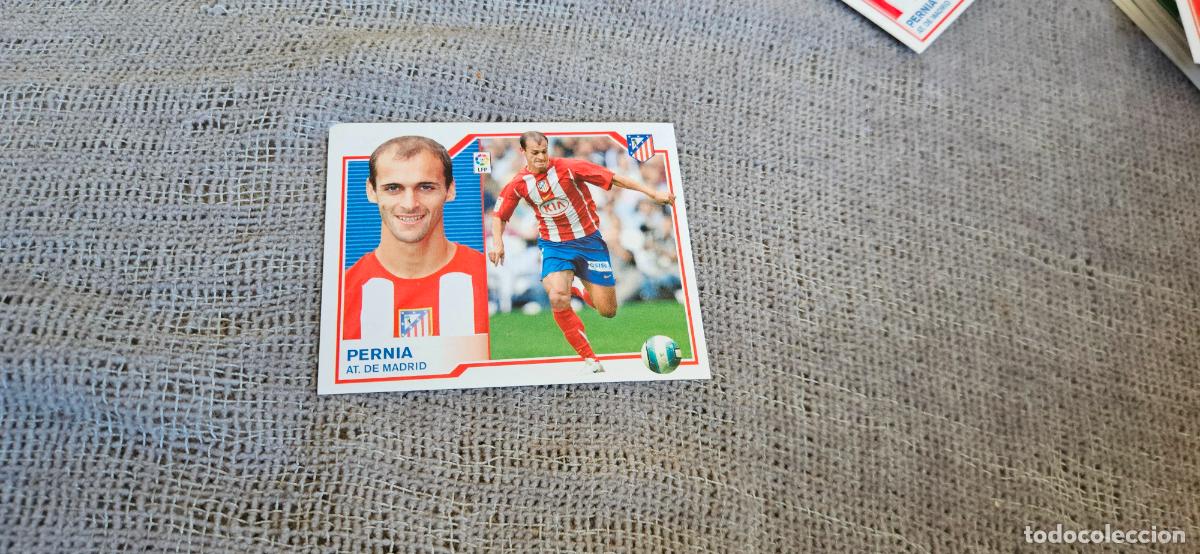 Figurine di Calcio: PERN&Iacute;A - ATL&Eacute;TICO DE MADRID - Liga Este 2007 2008 - 07 08 - Trading Card - Sin pegar