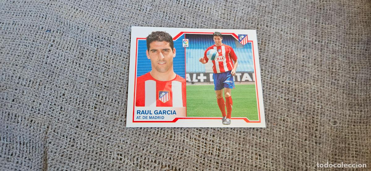 Figurine di Calcio: RA&Uacute;L GARC&Iacute;A - ATL&Eacute;TICO DE MADRID - Liga Este 2007 2008 - 07 08 - Trading Card - Sin pegar