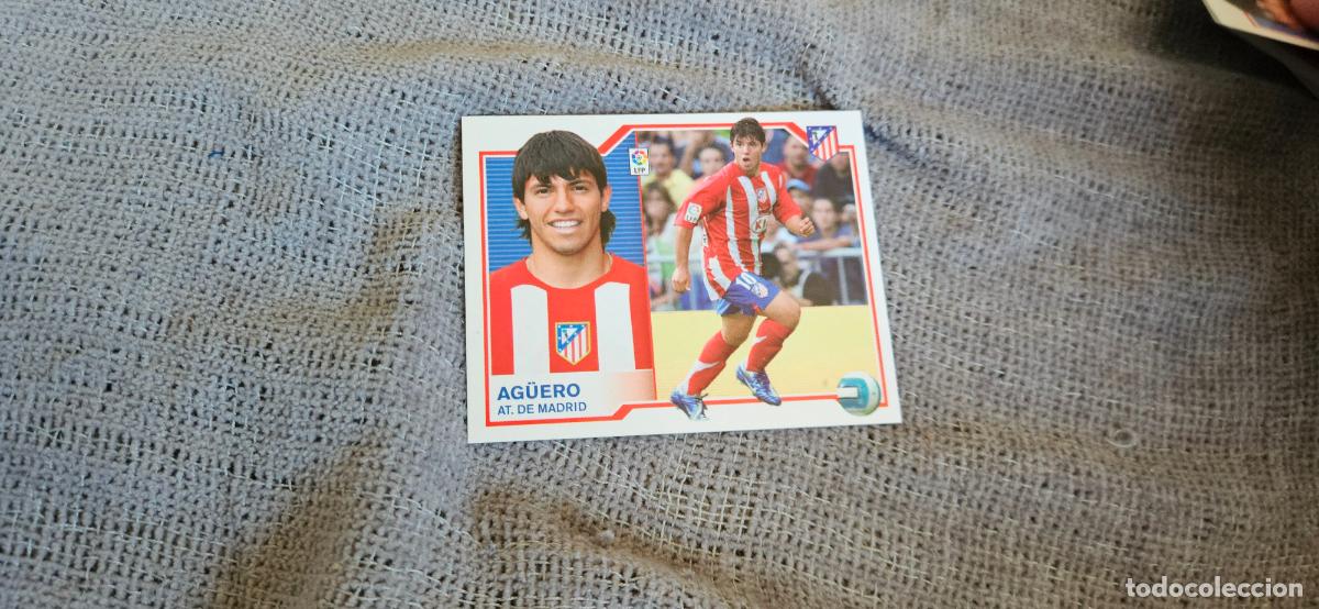 Figurine di Calcio: AG&Uuml;ERO - ATL&Eacute;TICO DE MADRID - Liga Este 2007 2008 - 07 08 - Trading Card - Sin pegar