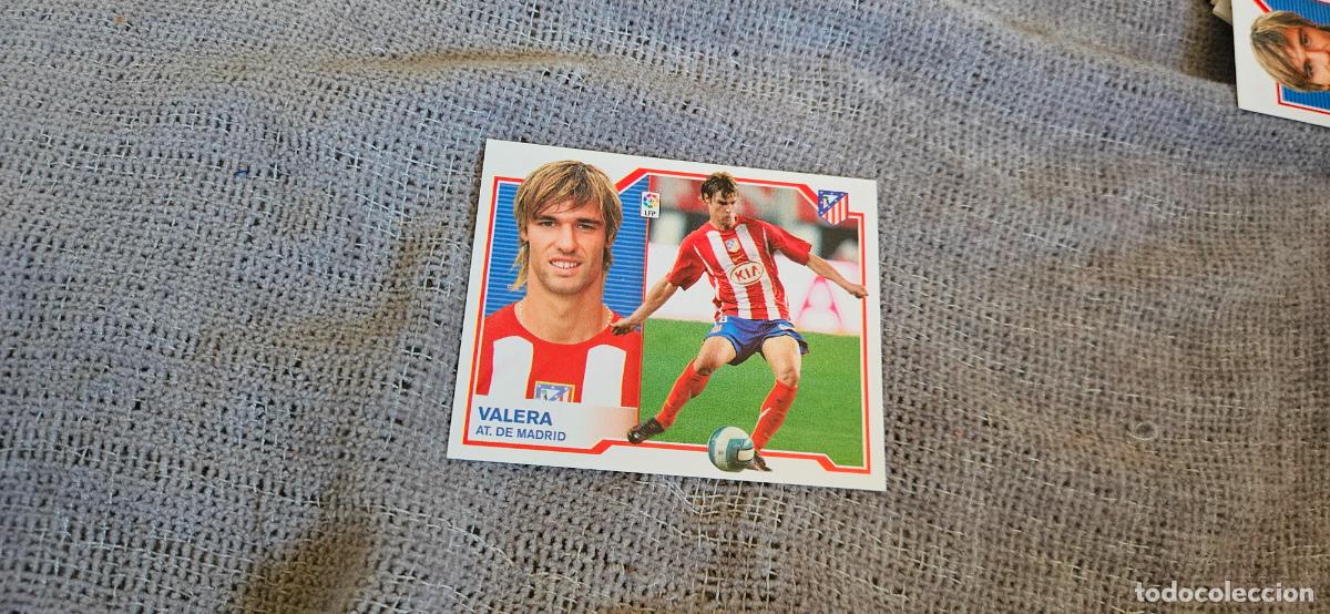 Figurine di Calcio: VALERA - ATL&Eacute;TICO DE MADRID - Liga Este 2007 2008 - 07 08 - Trading Card - Sin pegar