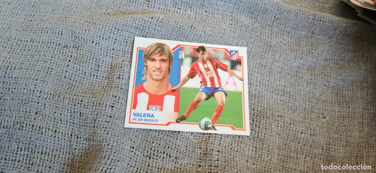 Figurine di Calcio: VALERA - ATL&Eacute;TICO DE MADRID - Liga Este 2007 2008 - 07 08 - Trading Card - Sin pegar