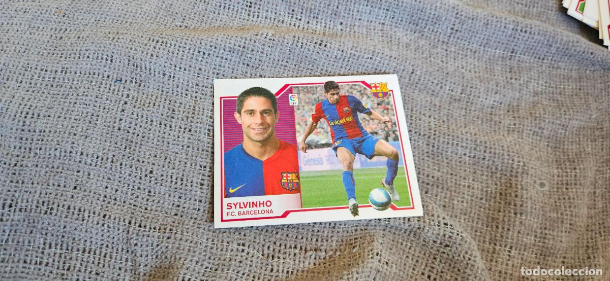 Figurine di Calcio: SYLVINHO - BARCELONA - Liga Este 2007 2008 - 07 08 - Trading Card - Sin pegar