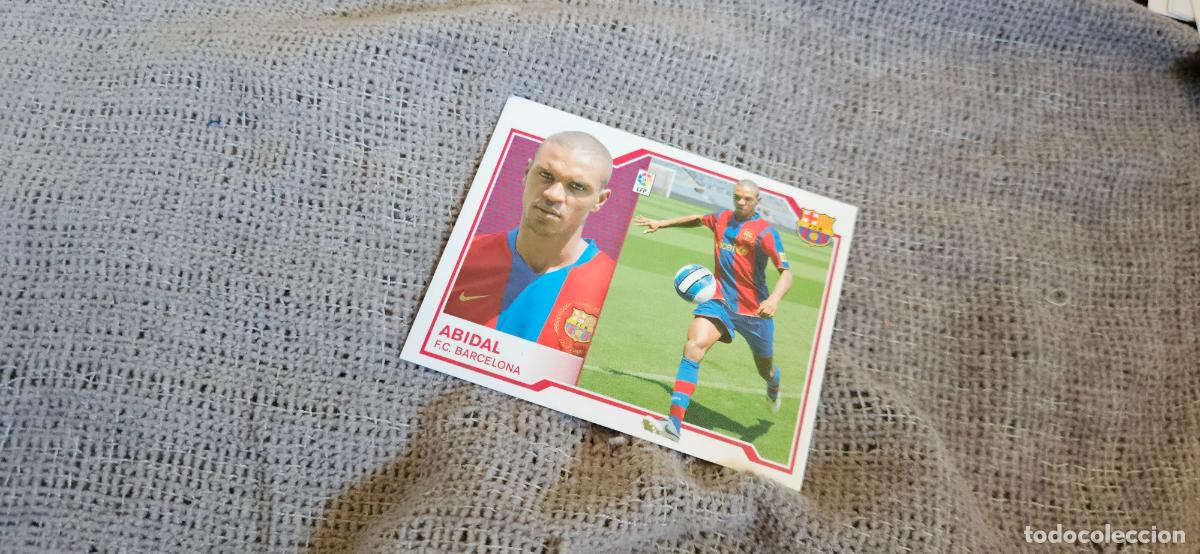 Figurine di Calcio: ABIDAL - BARCELONA - Liga Este 2007 2008 - 07 08 - Trading Card - Sin pegar