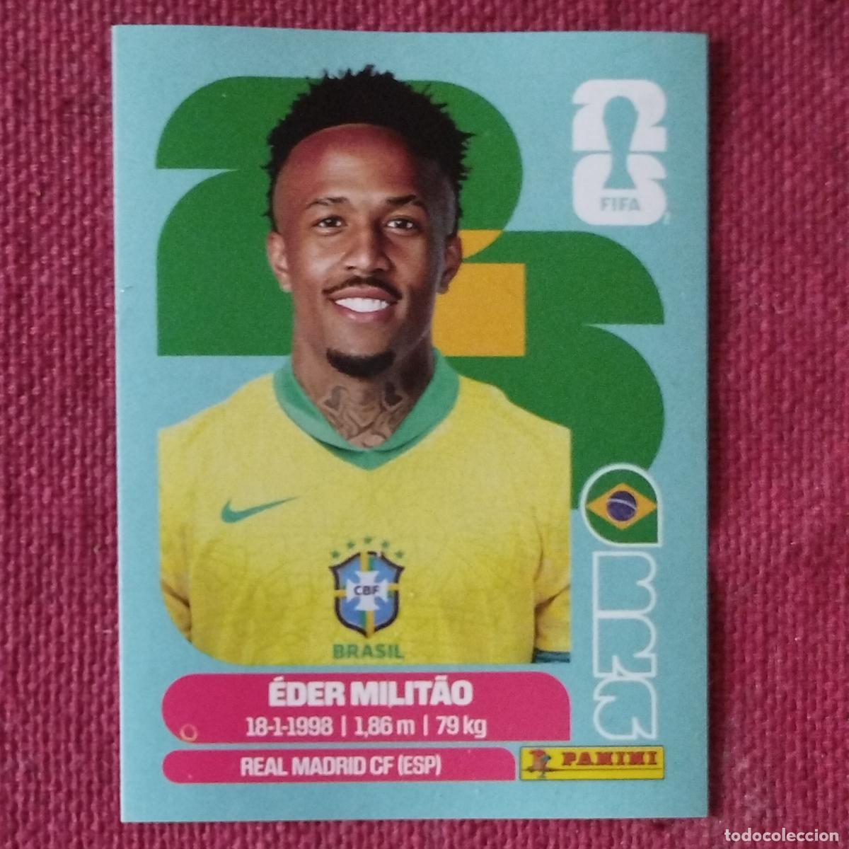 Figurine di Calcio: EDER MILITAO - BRA 5 - BRASIL - MUNDIAL DE FUTBOL - FIFA WORLD CUP 2026