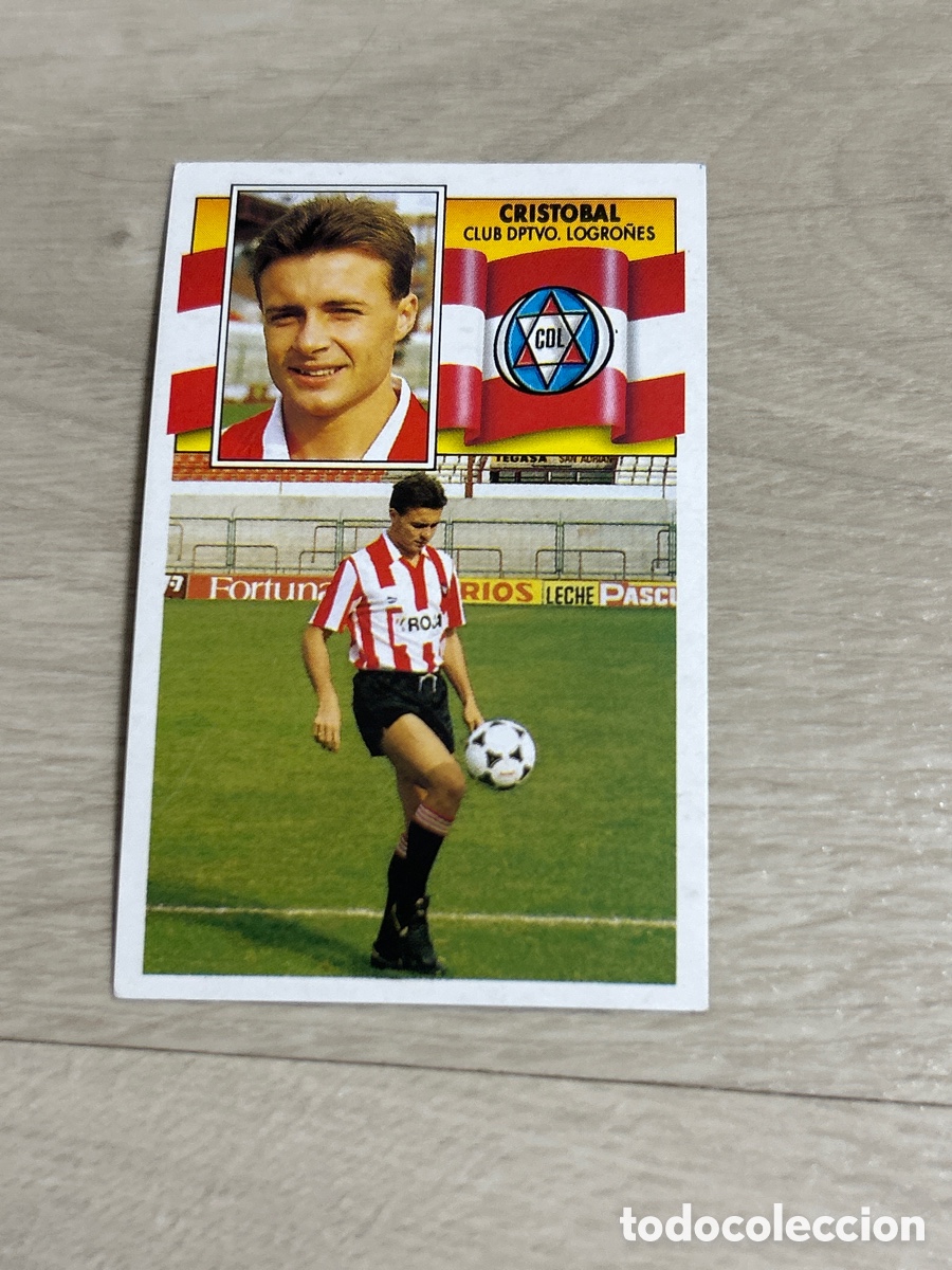 Cromos de Futebol: CRISTOBAL LOGRO&Ntilde;ES LIGA ESTE 1990 1991 90 91 NUNCA PEGADO SIN PEGAR