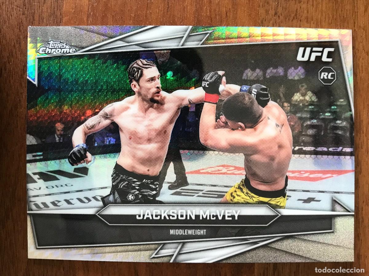 JACKSON MCVEY - MIDDLEWEIGHT - PRIZM REFRACTOR - ROOKIE CARD - TOPPS CHROME UFC 2026 26