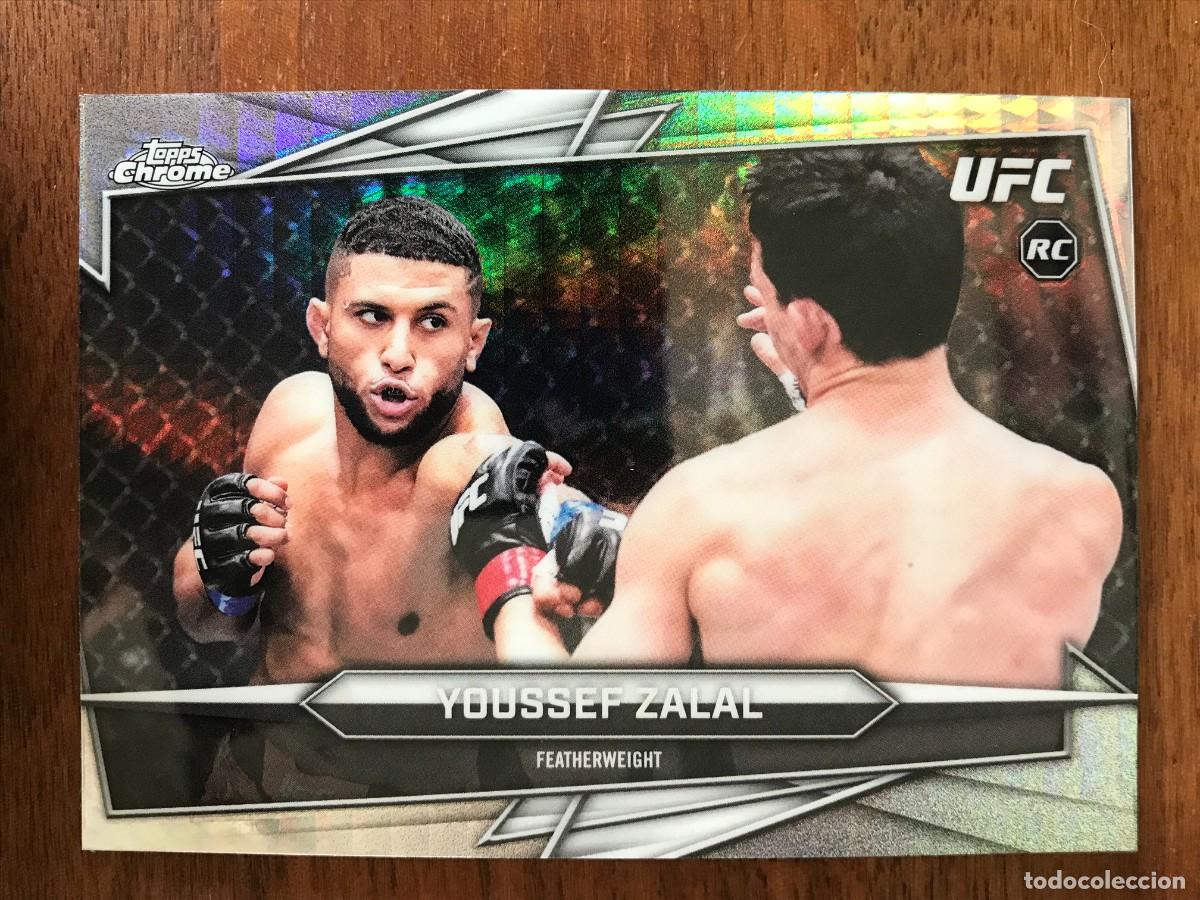 YOUSSEF ZALAL - FEATHERWEIGHT - PRIZM REFRACTOR - ROOKIE CARD - TOPPS CHROME UFC 2026 26