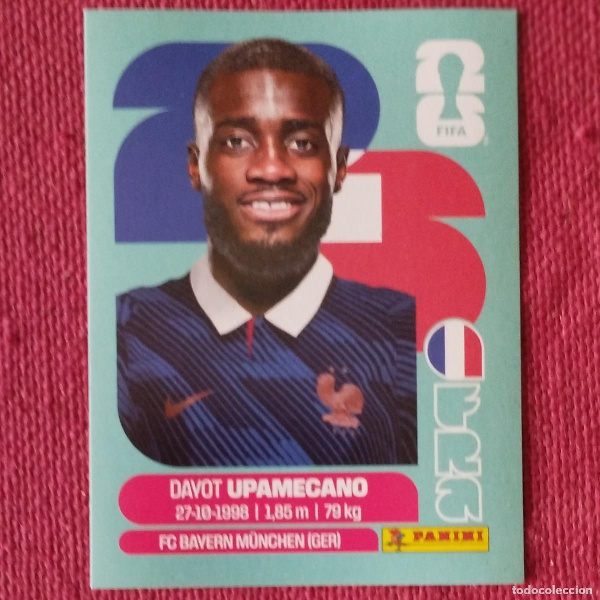 Football Stickers: DAVOT UPAMECANO - FRA 7 - FRANCIA - MUNDIAL DE FUTBOL - FIFA WORLD CUP 2026