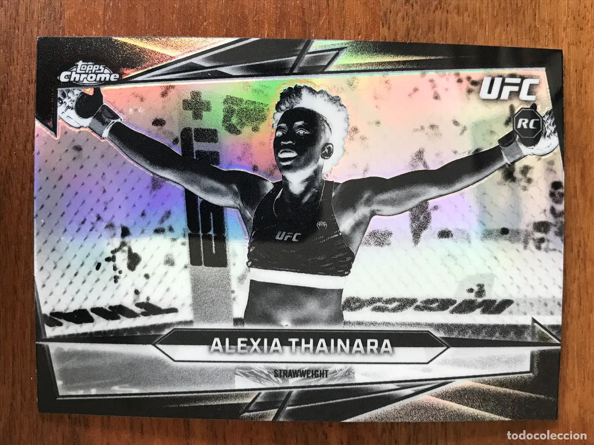 ALEXIA THAINARA - STRAWWEIGHT - NEGATIVE REFRACTOR - ROOKIE CARD - TOPPS CHROME UFC 2026 26