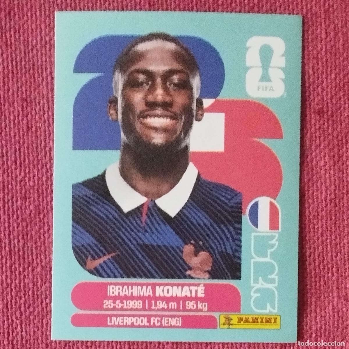 Football Stickers: IBRAHIMA KONATE - FRA 6 - FRANCIA - MUNDIAL DE FUTBOL - FIFA WORLD CUP 2026