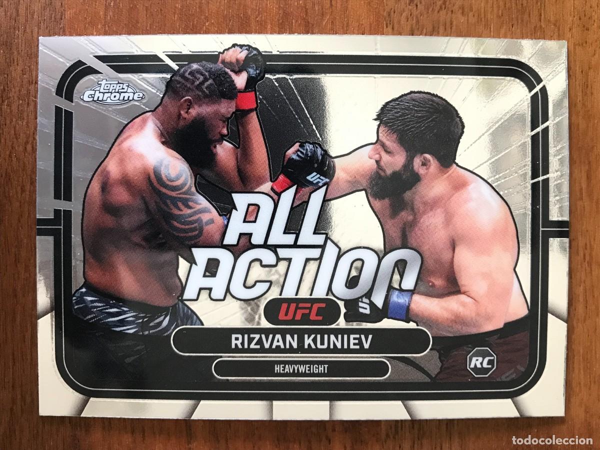 RIZVAN KUNIEV - HEAVYWEIGHT - ALL ACTION - ROOKIE CARD - TOPPS CHROME UFC 2026 26