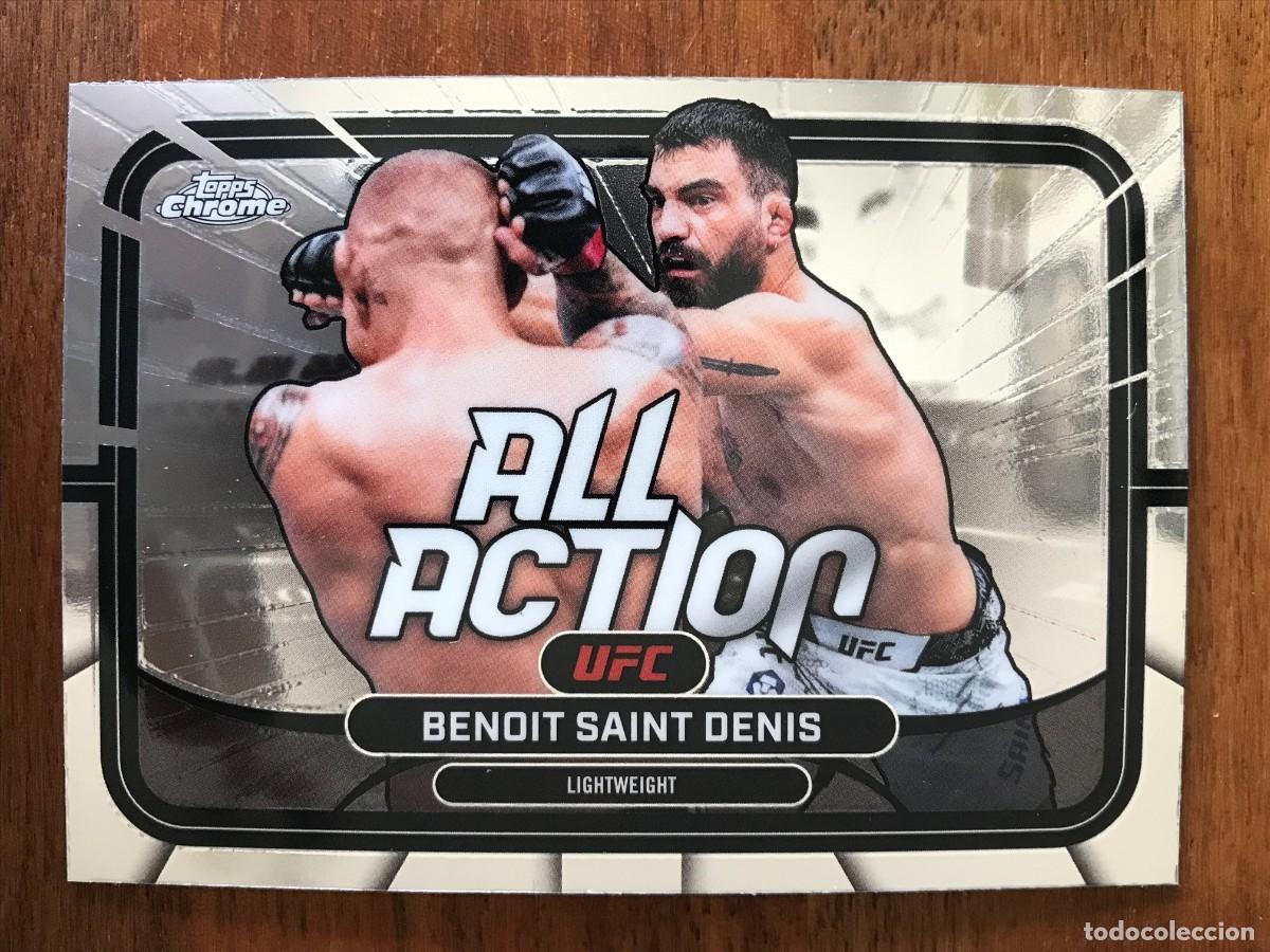 Cartes &agrave; collectionner de Football: BENOIT SAINT DENIS - LIGHTWEIGHT - ALL ACTION - TOPPS CHROME UFC 2026 26