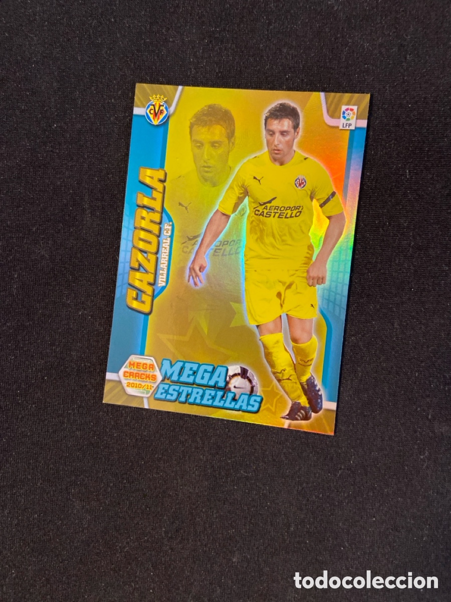 Cartes &agrave; collectionner de Football: CAZORLA 384 ESTRELLAS (VILLARREAL) PANINI MEGACRACKS 2010-2011 10 11 CROMO CARTA M-6