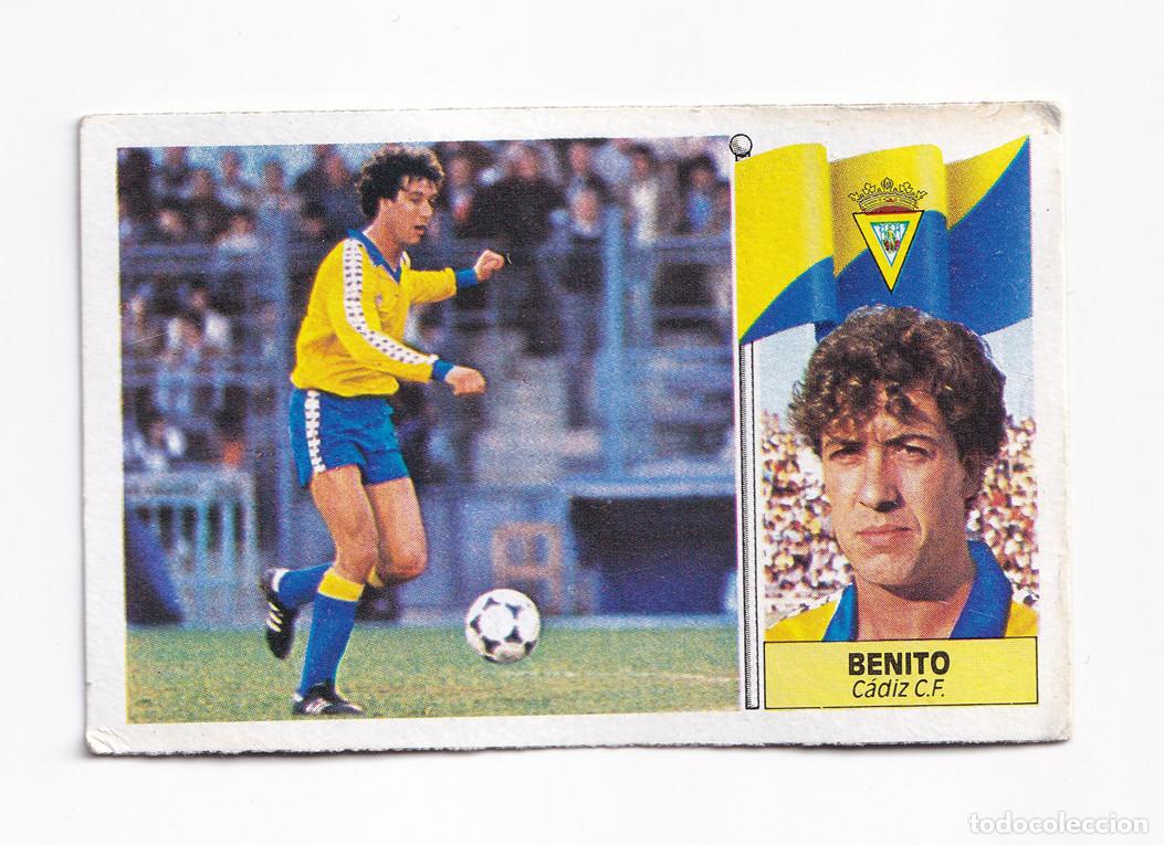 Cartes &agrave; collectionner de Football: Cromo f&uacute;tbol BENITO C&aacute;diz 1986 1987 Ediciones Este SIN PEGAR