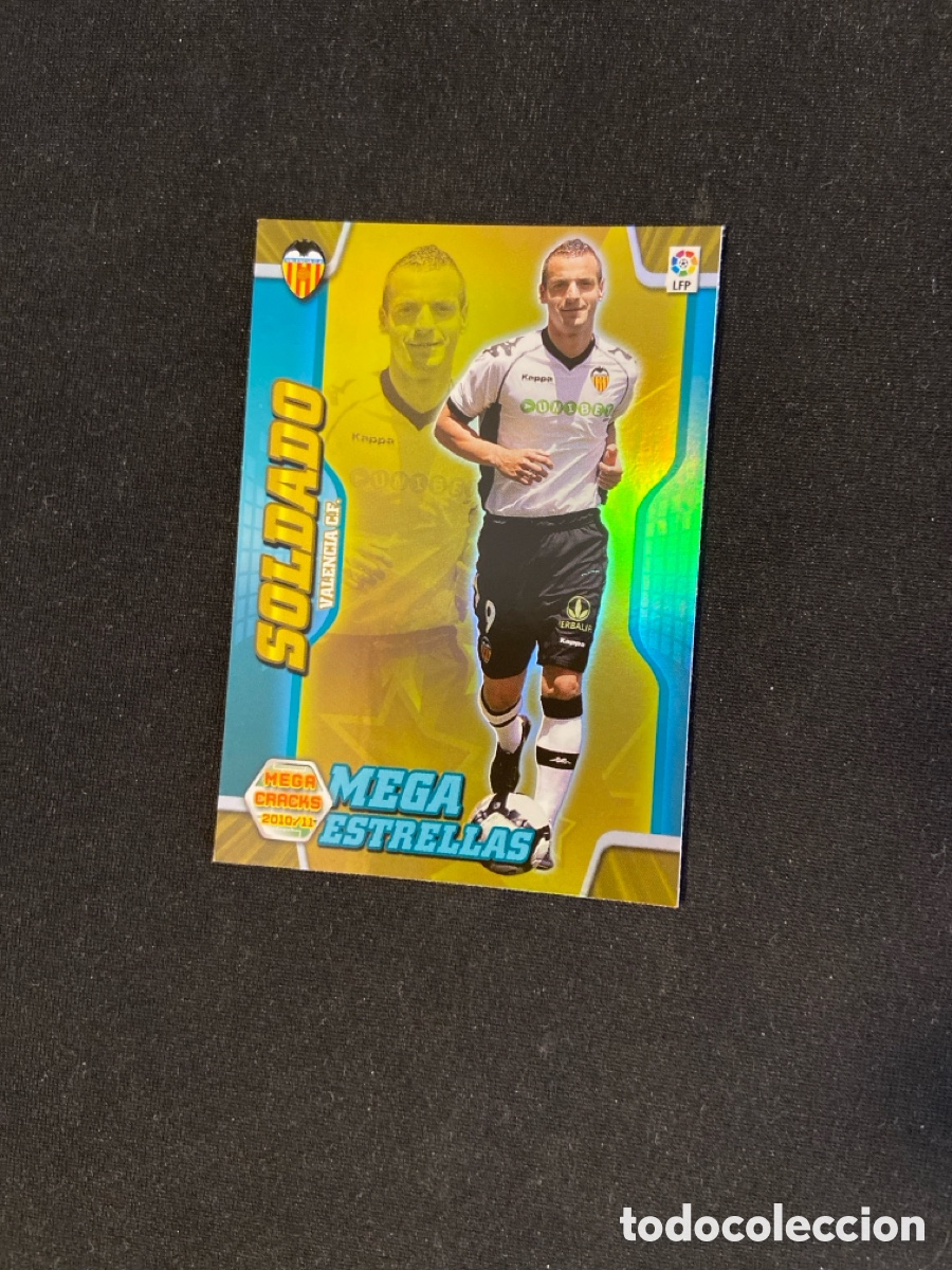 Cartes &agrave; collectionner de Football: SOLDADO 386 ESTRELLAS (VALENCIA) PANINI MEGACRACKS 2010-2011 10 11 CROMO CARTA M-6