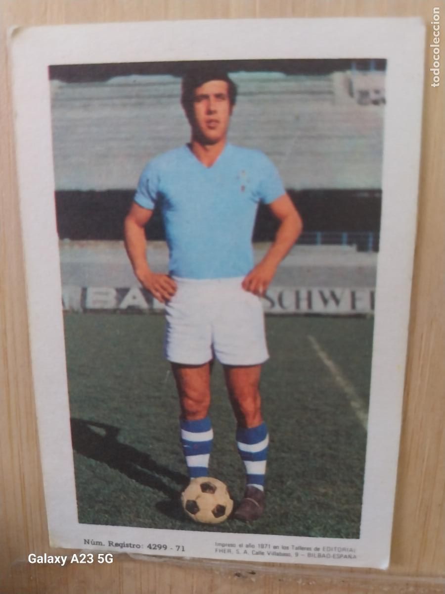 Cromos de Futebol: JUAN CELTA ED FHER LIGA 1971 72 71 CROMO ORIGINAL RECUPERADO
