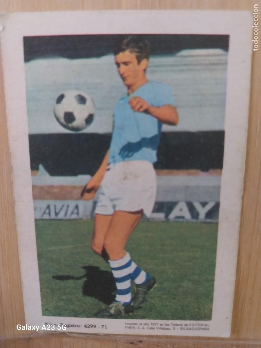 Figurine di Calcio: RODILLA CELTA DE VIGO ED FHER LIGA 1971 72 71 CROMO ORIGINAL RECUPERADO