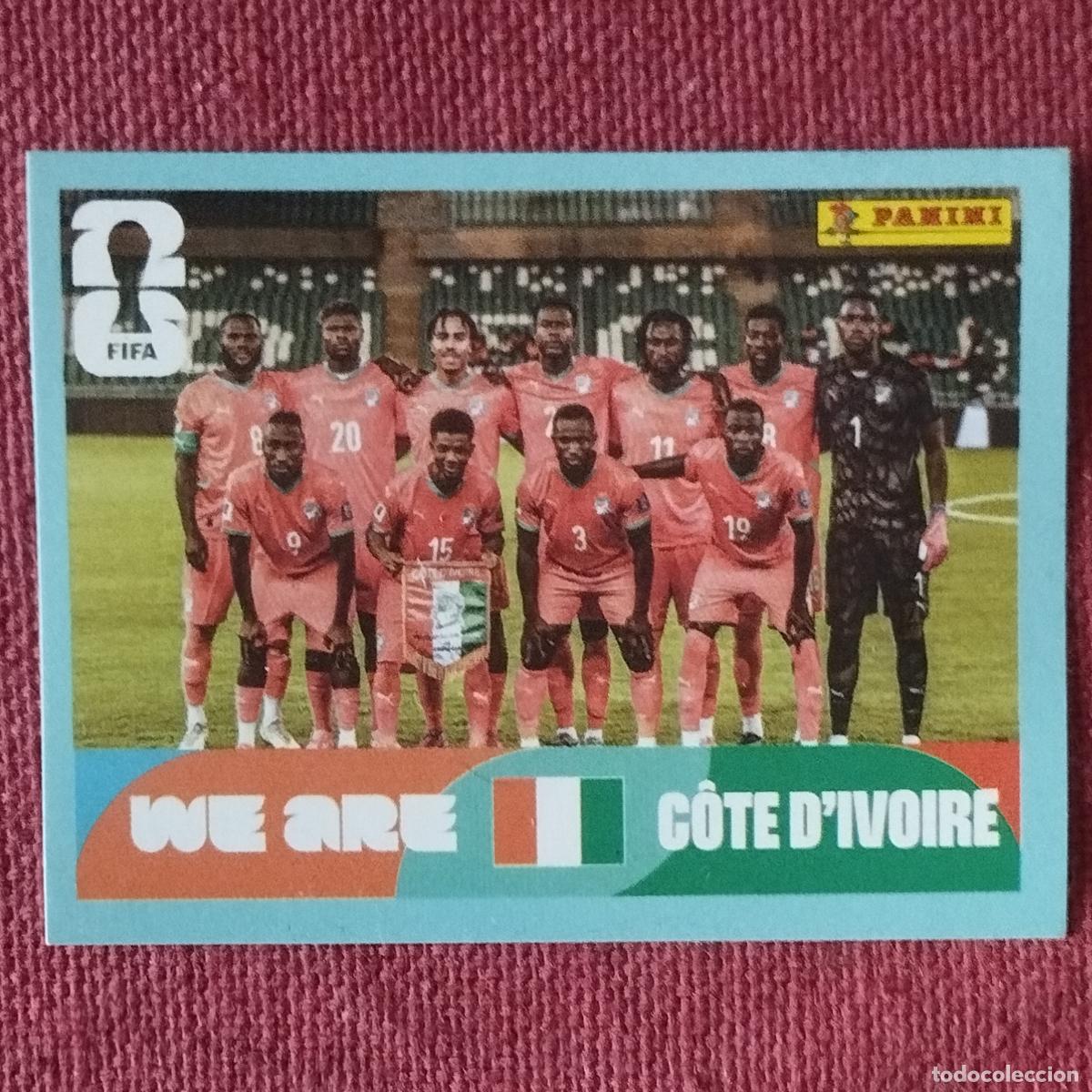 Figurine di Calcio: SELECCION DE COSTA DE IVORY - CIV 13 - MUNDIAL DE FUTBOL - FIFA WORLD CUP 2026