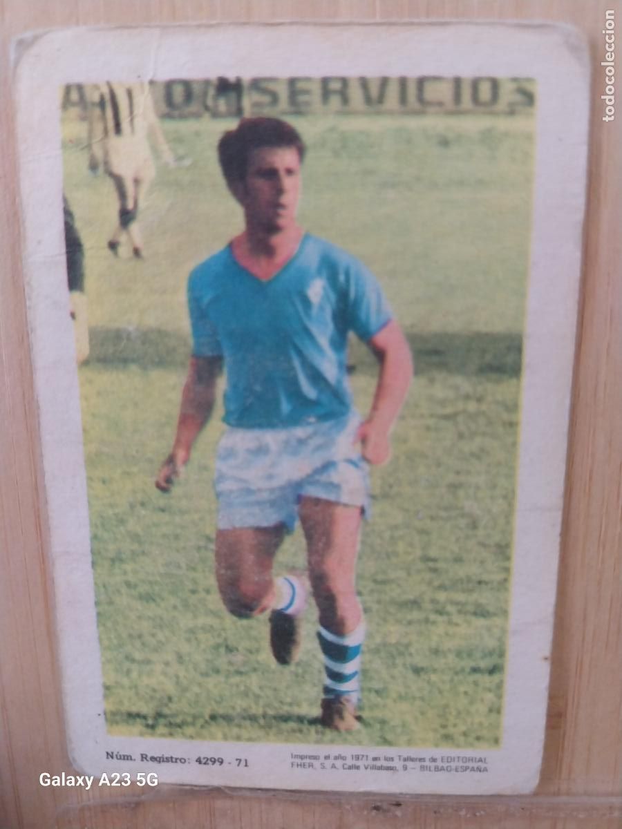 Figurine di Calcio: CASTRO CELTA DE VIGO ED FHER LIGA 1971 72 71 CROMO ORIGINAL RECUPERADO