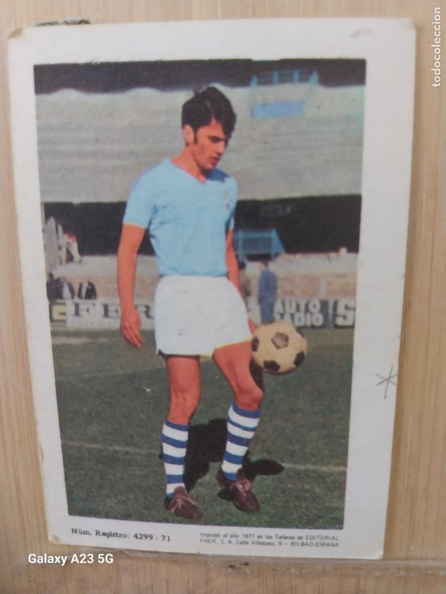 Figurine di Calcio: MANOLO CELTA DE VIGO ED FHER LIGA 1971 72 71 CROMO ORIGINAL RECUPERADO