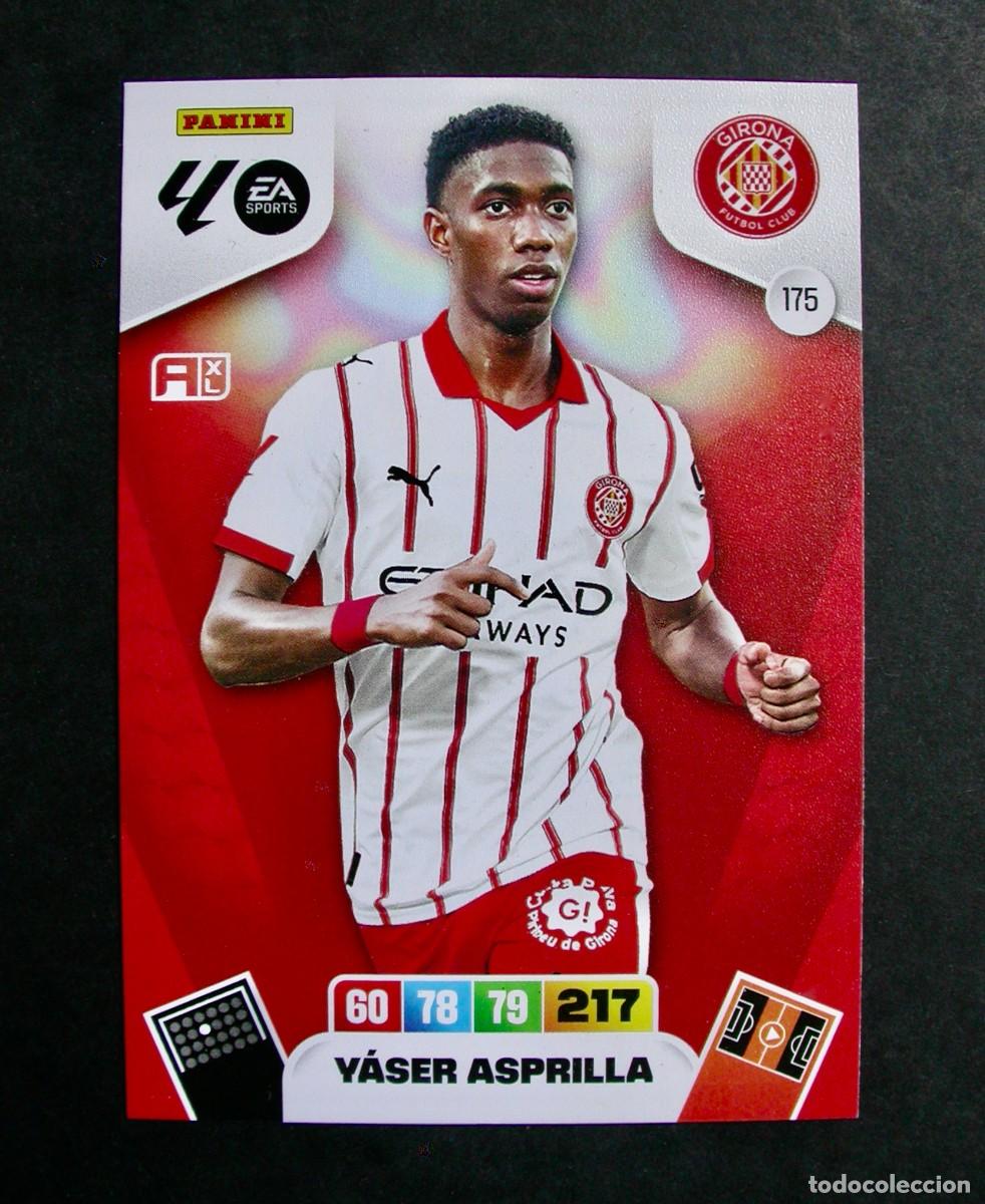 Figurine di Calcio: 175 Y&Aacute;SER ASPRILLA / GIRONA / ADRENALYN XL LIGA 2025-2026 25-26 / PANINI