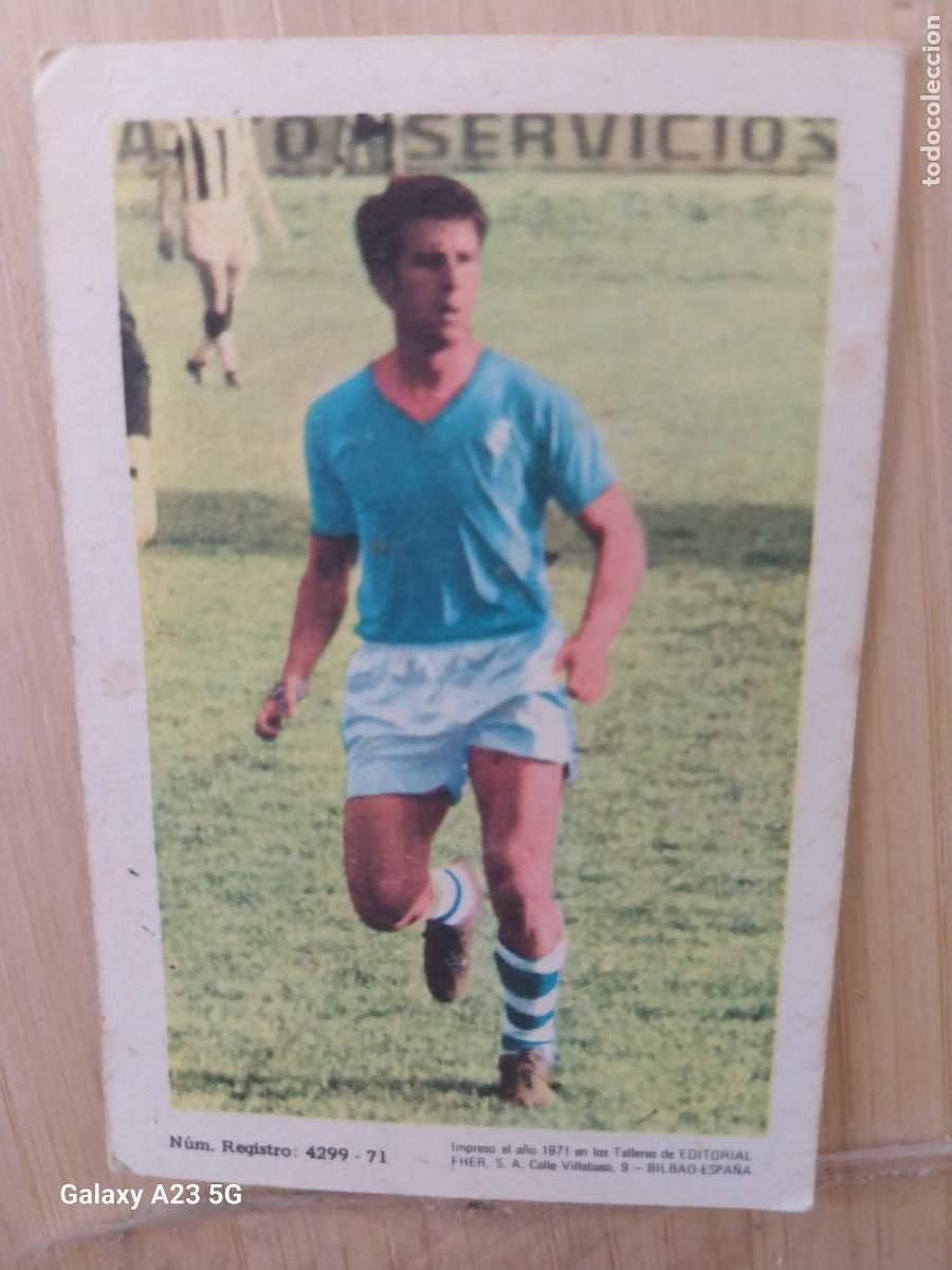 Figurine di Calcio: CASTRO CELTA DE VIGO ED FHER LIGA 1971 72 71 CROMO ORIGINAL RECUPERADO