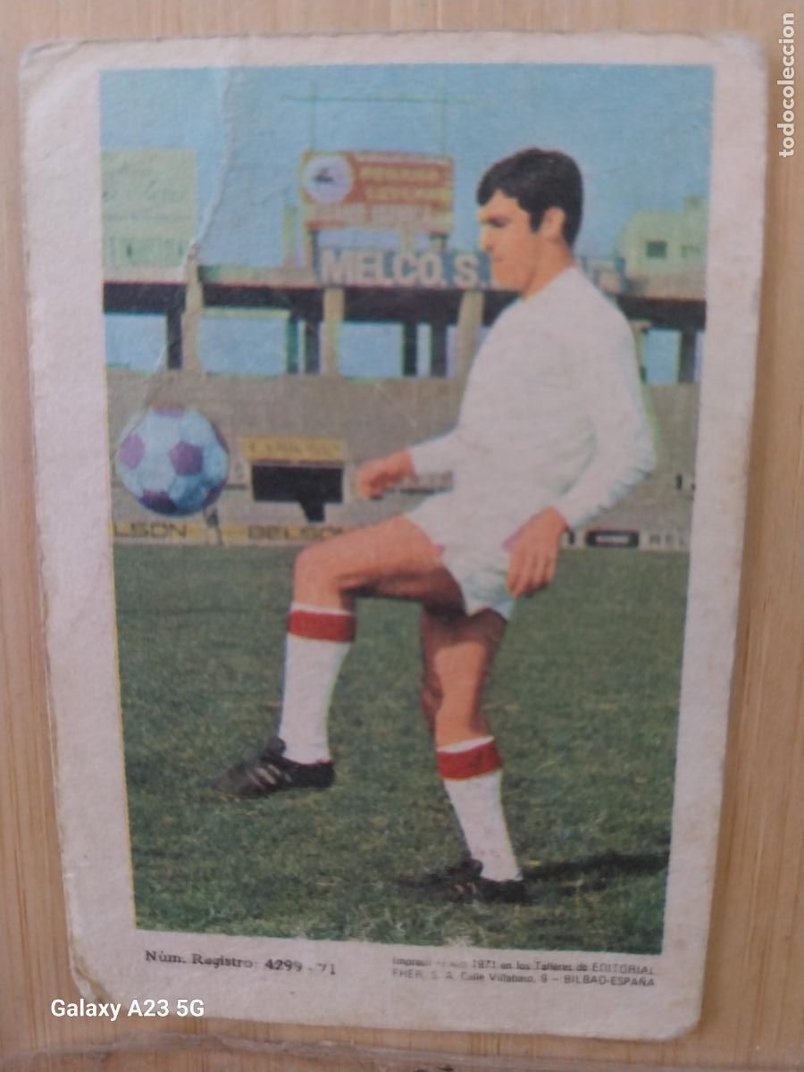 Football Stickers: BERRUEZO SEVILLA ED FHER LIGA 1971 72 71 CROMO ORIGINAL RECUPERADO *