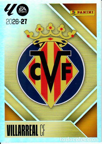 Football Stickers: CROMO PANINI LIGA ESTE 26 27 - N&ordm; 1 - ESCUDO - VILLARREAL