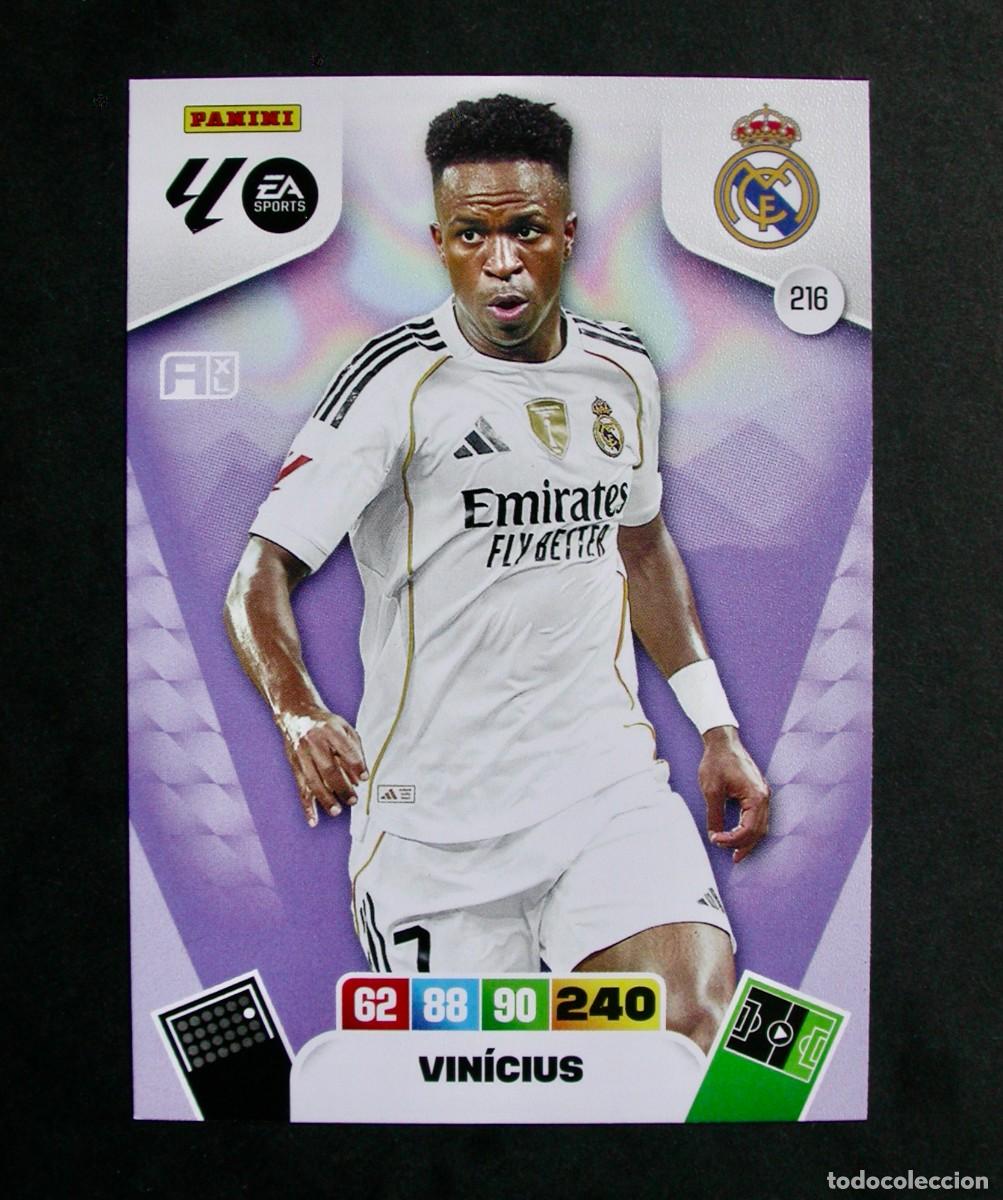 Figurine di Calcio: 216 VIN&Iacute;CIUS / REAL MADRID / ADRENALYN XL LIGA 2025-2026 25-26 / PANINI