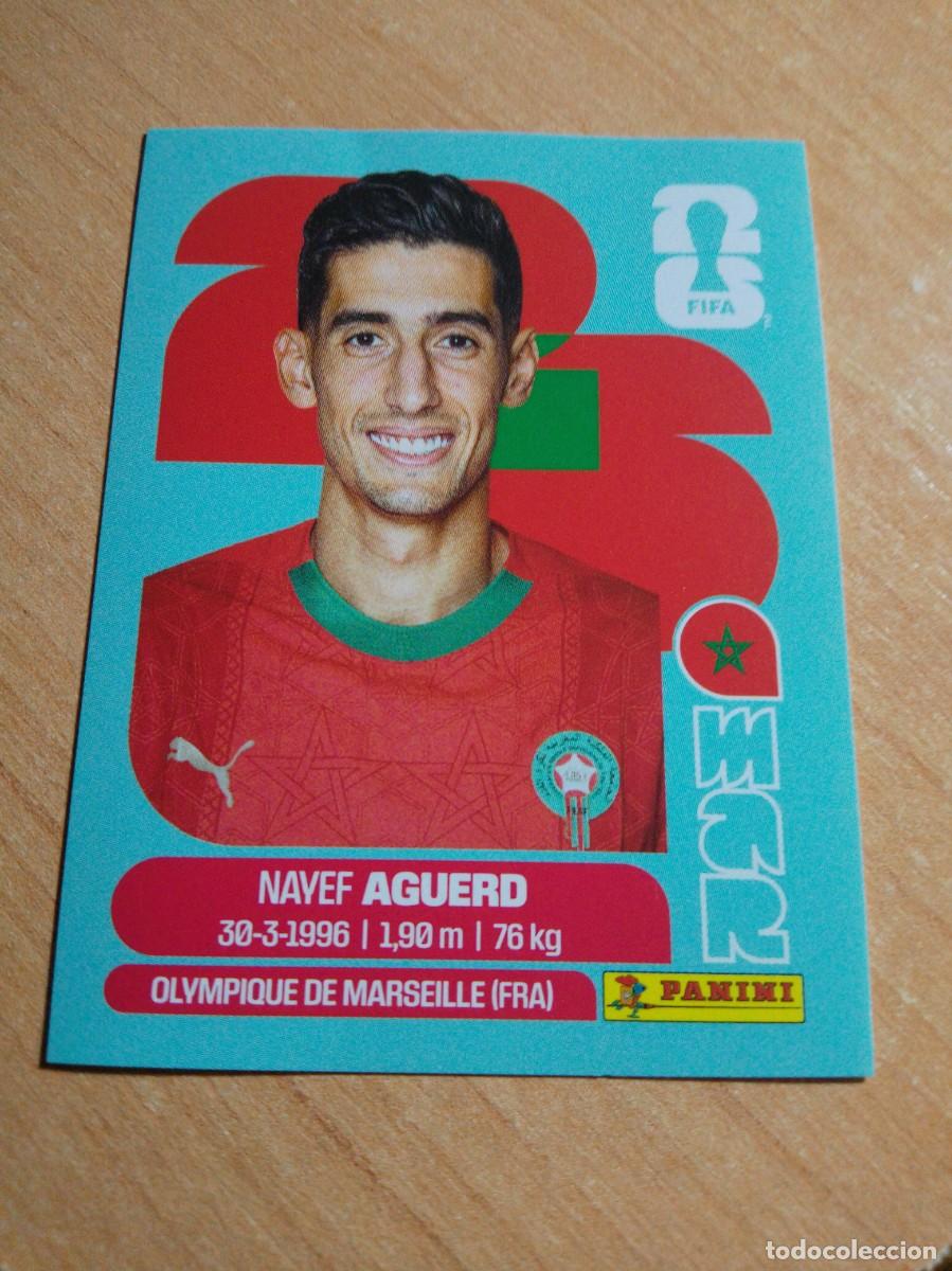 Cromos de f&uacute;tbol: MAR 6 NAYEF AGUERD MARRUECOS MUNDIAL FIFA WORLD CUP 2026 26 PANINI STICKERS NUEVO