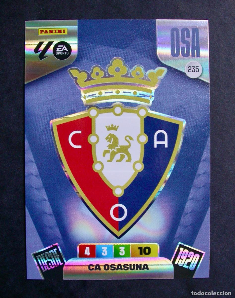 Cromos de f&uacute;tbol: 235 ESCUDO / OSASUNA / ADRENALYN XL LIGA 2025-2026 25-26 / PANINI