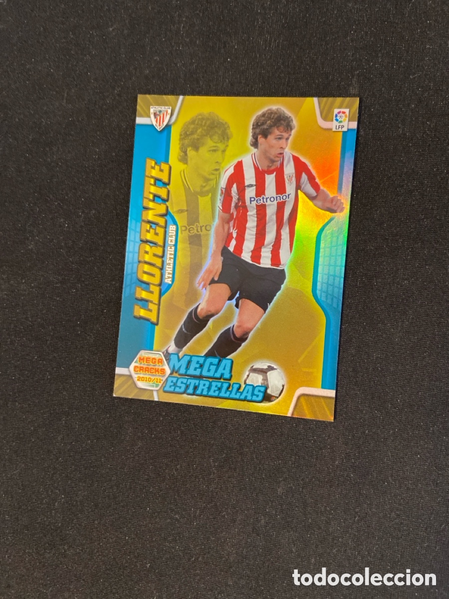 Cartes &agrave; collectionner de Football: LLORENTE 396 ESTRELLAS (BILBAO) PANINI MEGACRACKS 2010-2011 10 11 CROMO CARTA M-6