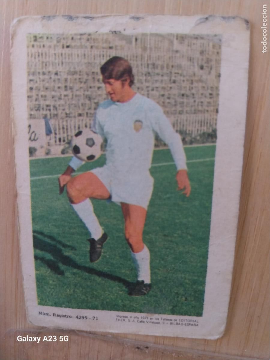 Cartes &agrave; collectionner de Football: SOL VALENCIA ED FHER LIGA 1971 72 71 CROMO ORIGINAL RECUPERADO