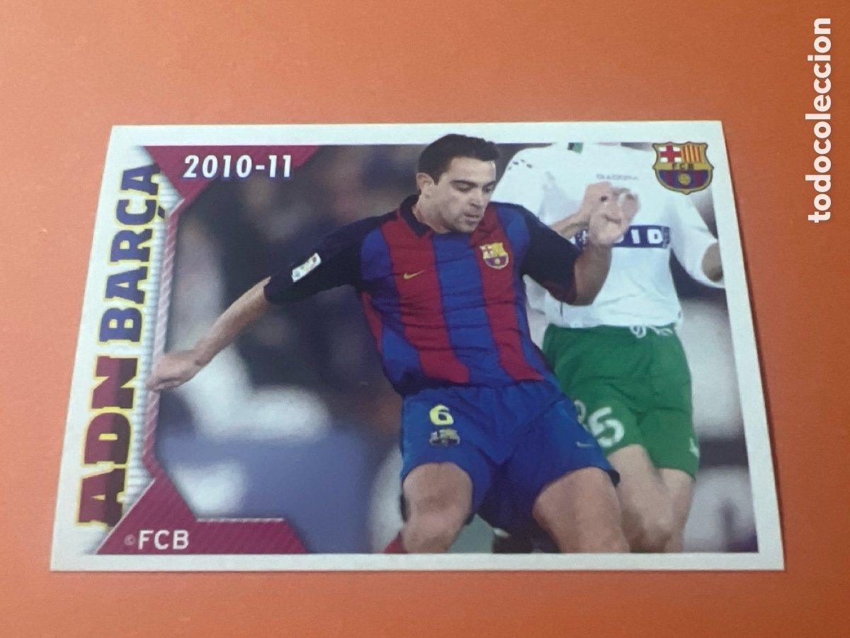 Football Stickers: C4343. 2010 2011 10 11 CROMO NUNCA PEGADO COLECCI&Oacute;N OFICIAL FC BARCELONA XAVI ADN BAR&Ccedil;A N 171