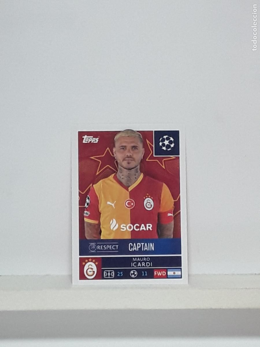 Cromos de Futebol: CHAMPIONS STICKER 2025 2026 25 26 ALBUM TOPPS LEAGUE N 225 GARATASARAY MAURO ICARDI