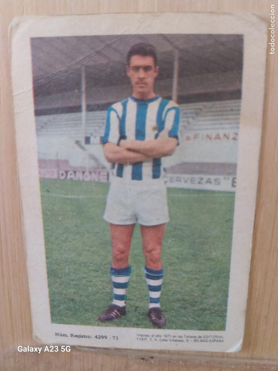 Cromos de Futebol: ORMAECHEA REAL SOCIEDAD ED FHER LIGA 1971 72 71 CROMO ORIGINAL RECUPERADO